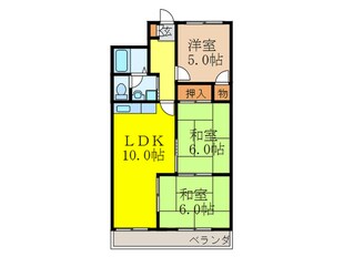 吉田マンション東雲パートⅠの物件間取画像